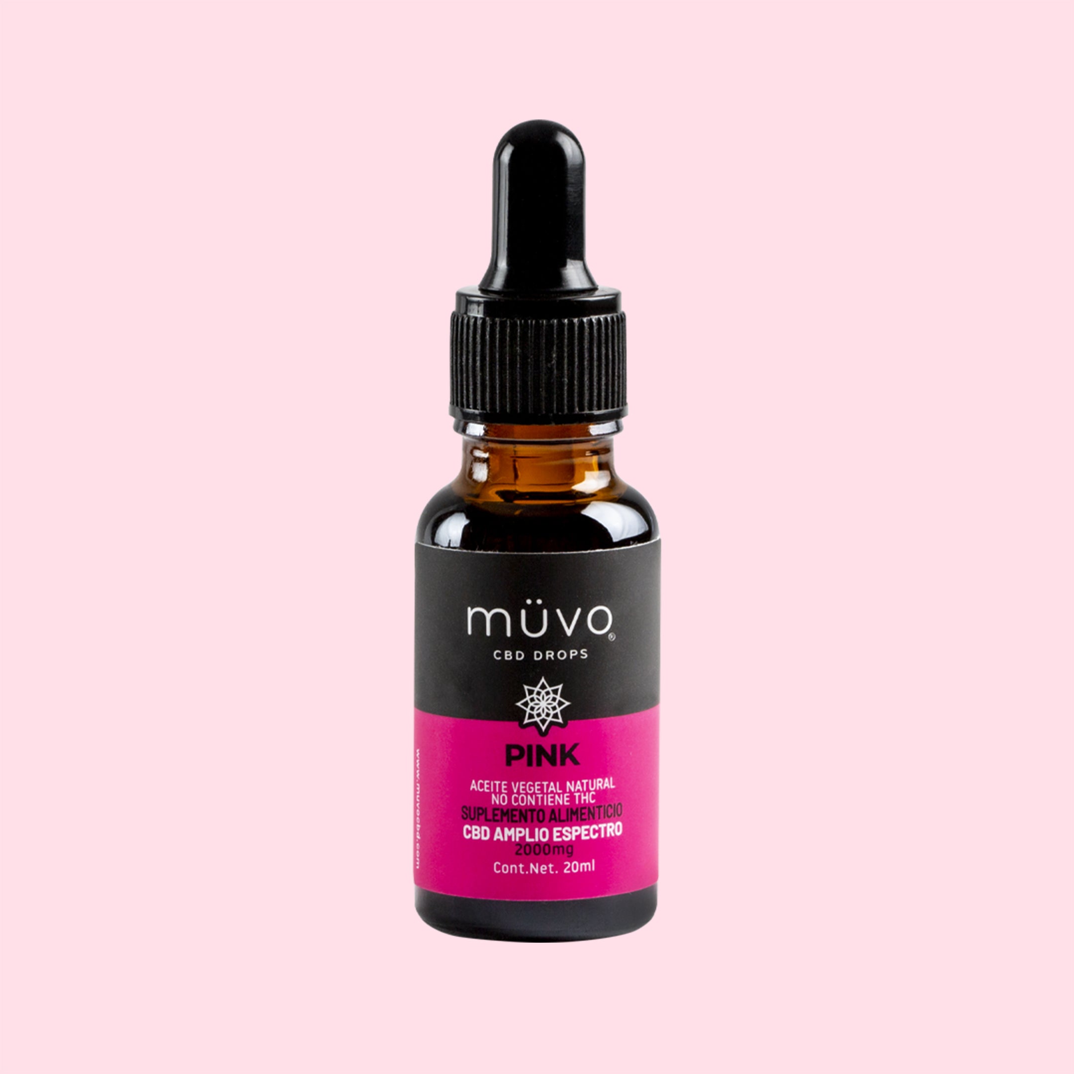 Müvo Pink: Aceite CBD Amplio Espectro Sabor Cherry