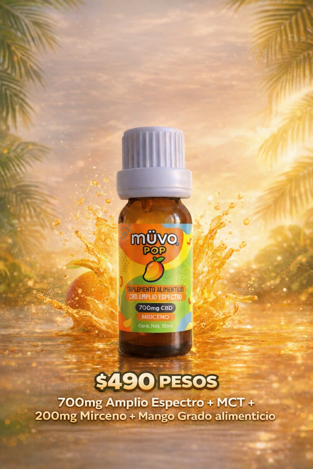 Müvo Pop Mango – 700mg + 200mg Mirceno