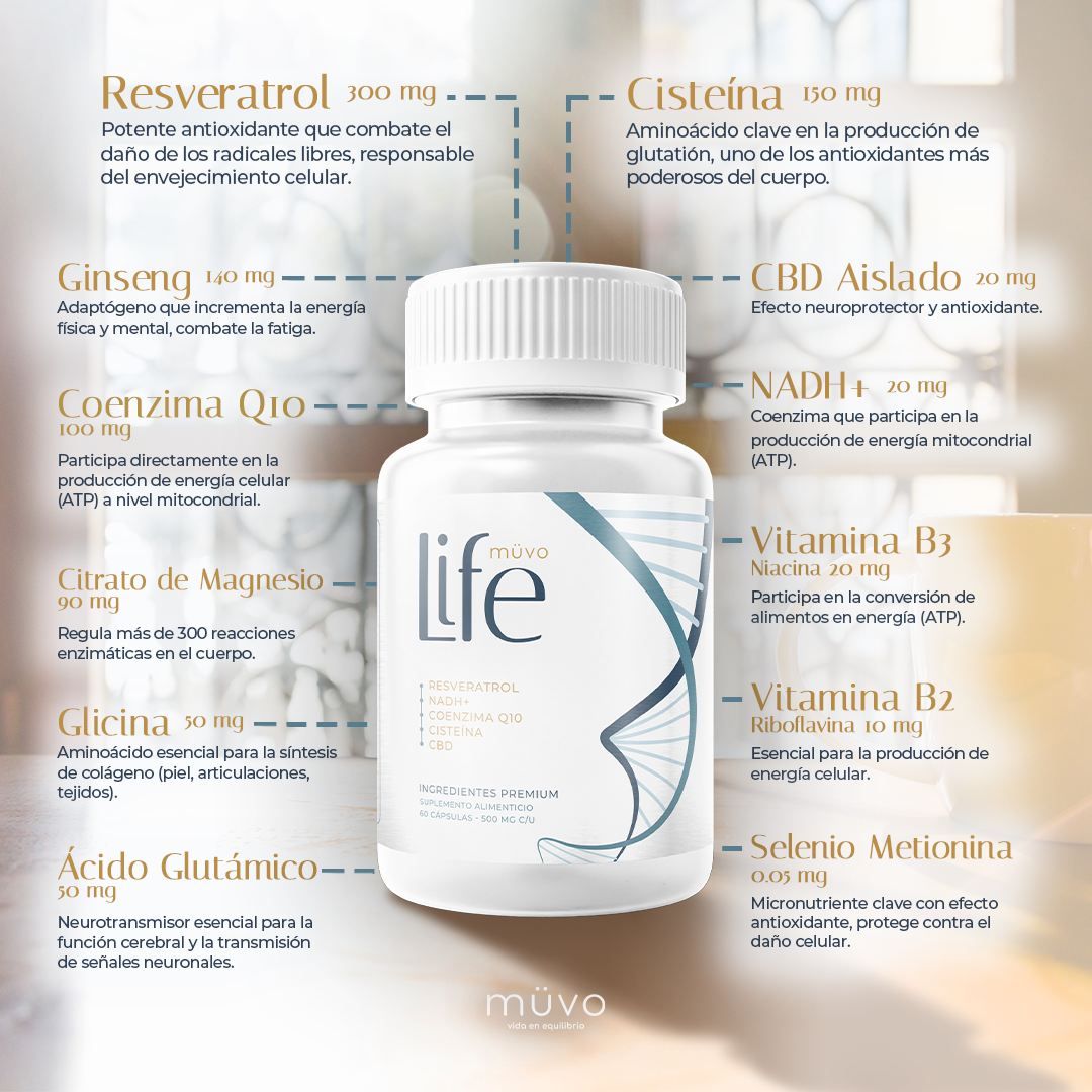 Müvo Life, ingredientes, Müvo CBD