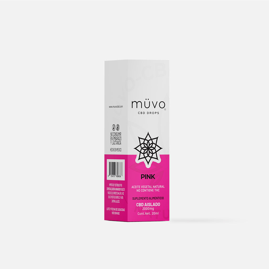 MÜVO Oil Pink 20ml / 2000mg CBD Aislado