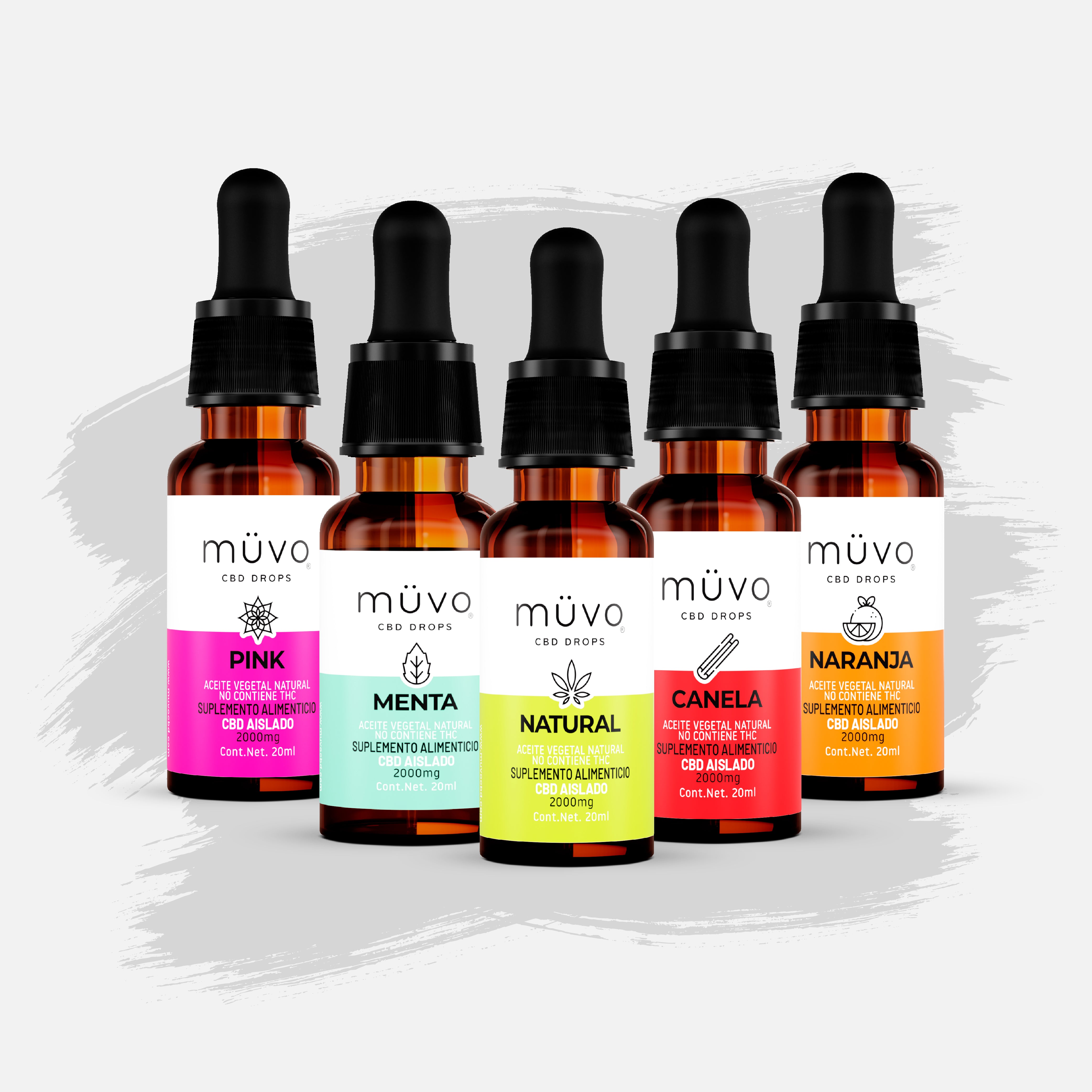 MÜVO AISLADO 20ML / 2000MG (5 PIEZAS)