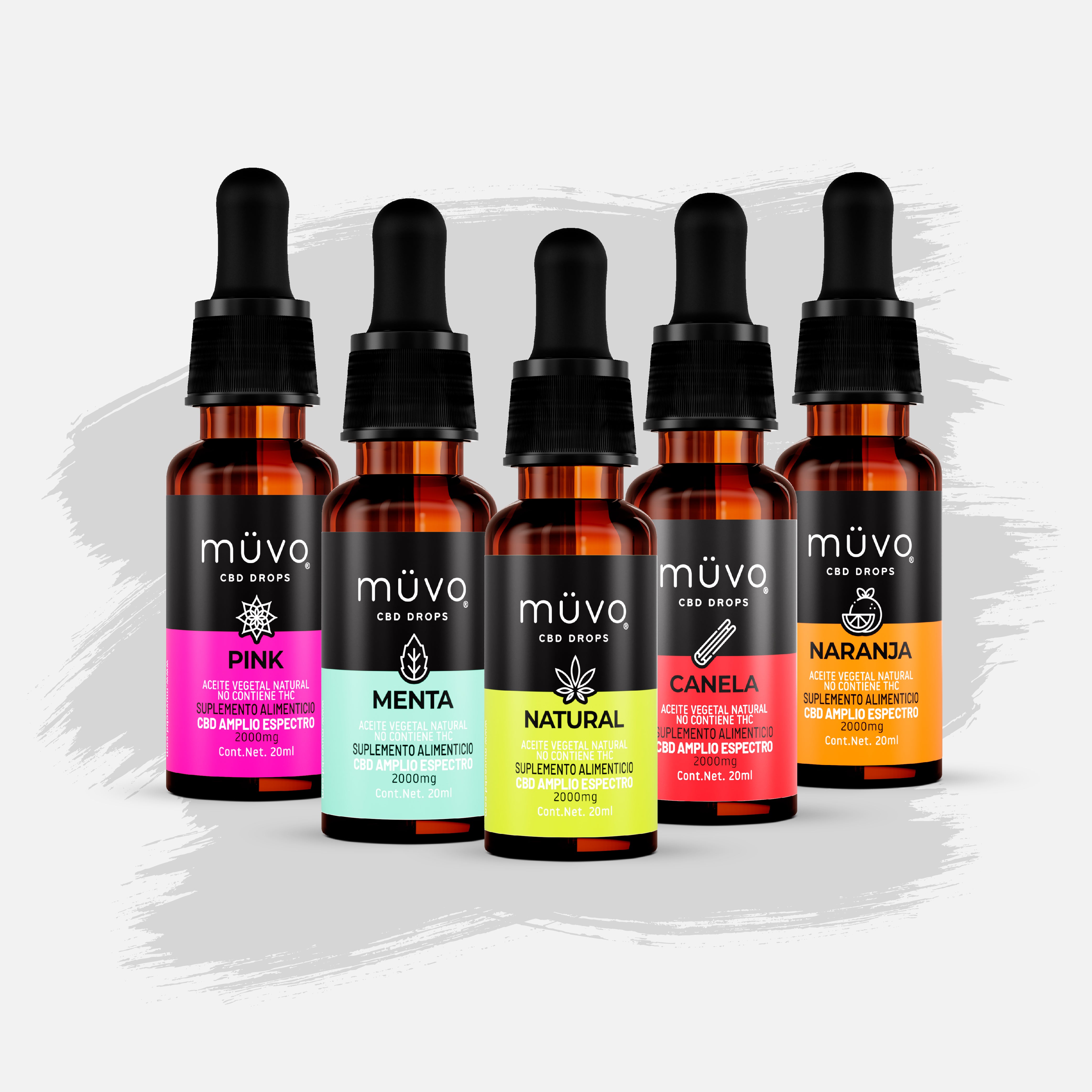 MÜVO AMPLIO ESPECTRO 20ML / 2000MG (5 PIEZAS) 25%!